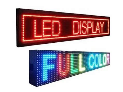 Power Consumption 3 W Wall Mounted Running LED Display Board Input