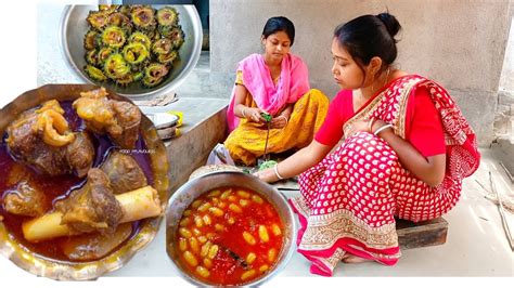 Lunch Thaliহালকা গরমে দুপুরে খাসির মাংসের পাতলা ঝোল সাথে আঙ্গুর