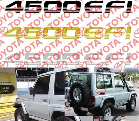 Toyota Land Cruiser Fj Machito Efi Sticker Decal Pair Ebay