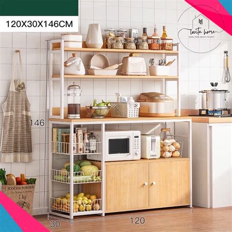 Jual Rak Dapur Minimalis Aestetik Rak Oven Microwave Besar Rak