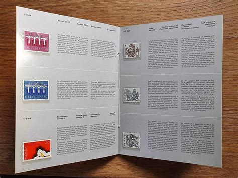 Livret Timbres Suisses 1984 Canton Vaud Anibis Ch