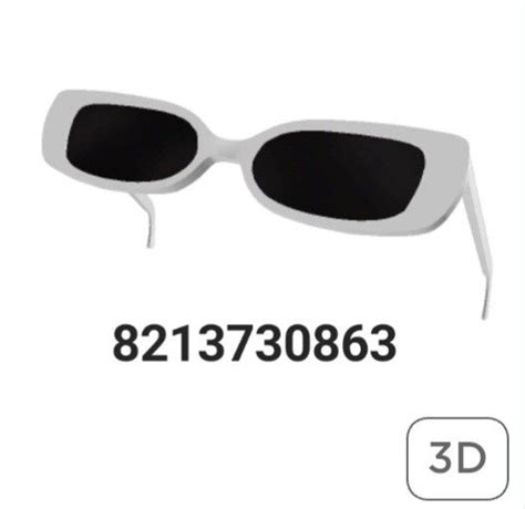 White Sunglasses Roblox Code En 2023 Imagenes De Vestuarios Trajes De Emo Estilismo Para