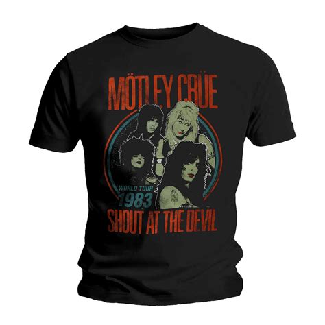 Mötley Crüe VINTAGE 83 SHOUT AT THE DEVIL T SHIRT Shop the Revolver