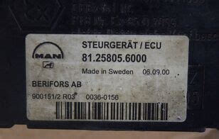 Sterownik ECU przekaznik komputer 6000 81 25805 6000 Steuereinheit für