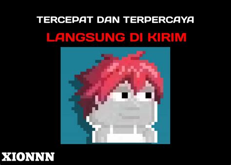 jual anime male hair growtopia  xionnn itemku