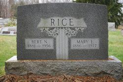 Mary Leona Whitman Rice M Morial Find A Grave