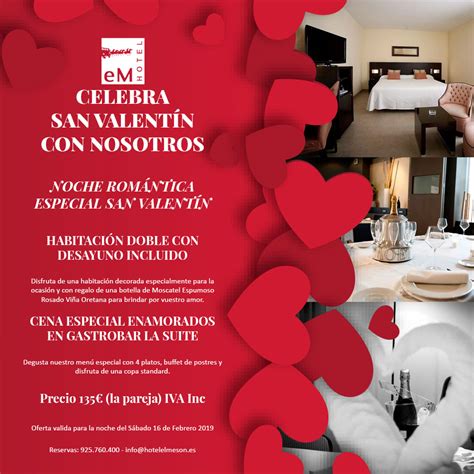 Oferta Especial San ValentÍn Hotel El Mesón