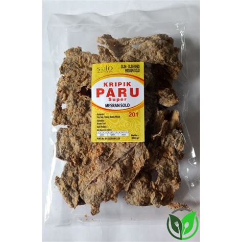 Jual Keripik Paru Super Mesran Khas Solo Gr Shopee Indonesia