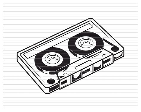 KASSETTE SVG Kassette Cricut Kassette Musik Retro Kassette Musik 80