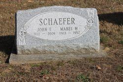 John F Schaefer M Morial Find A Grave