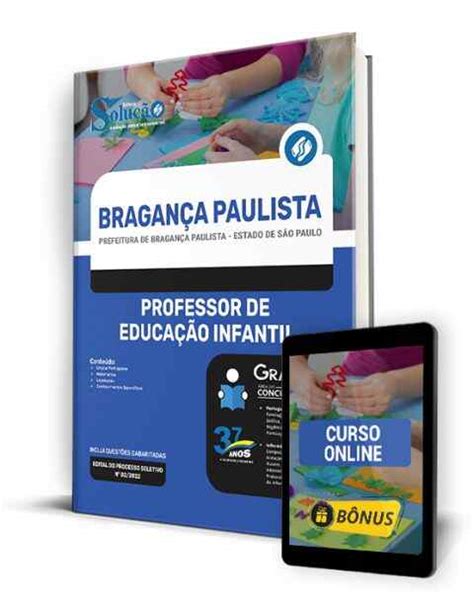 Apostila Bragança Paulista Professor Educação Infantil 2023