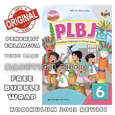 Jual Buku Plbj Kelas Sd Mi K Revisi Erlangga Mulok Pendidikan