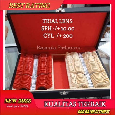 Jual TERUPDATE Trial Lens Set Alat Priksa Mata Manual Snellen Chart