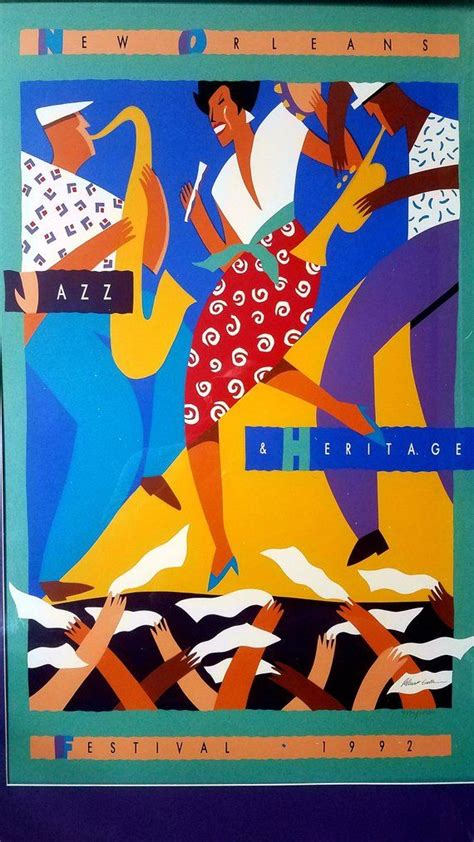 1992 New Orleans Jazz Festival Poster, New Orleans Jazz Festival ...