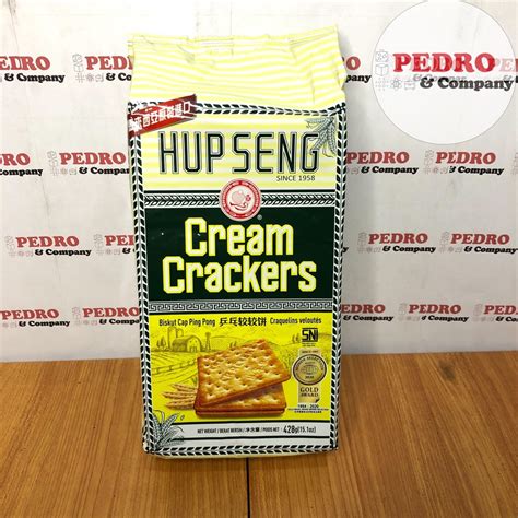 Jual Hup Seng Cream Crackers Biskuit Asin 428 Gram Biscuit Shopee