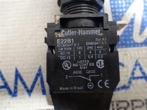 Cutler Hammer E22B20 W E22B1 Ser A1 2 Position Switch USED EBay