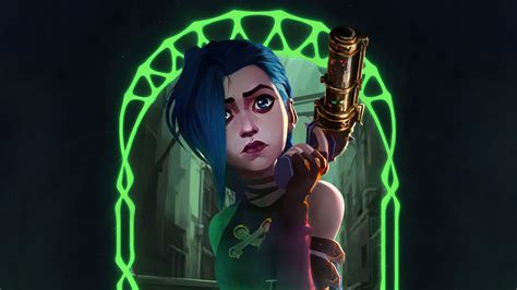 3783b Jinx Arcane Netflix Series 4k Wallpaper Pc Desktop