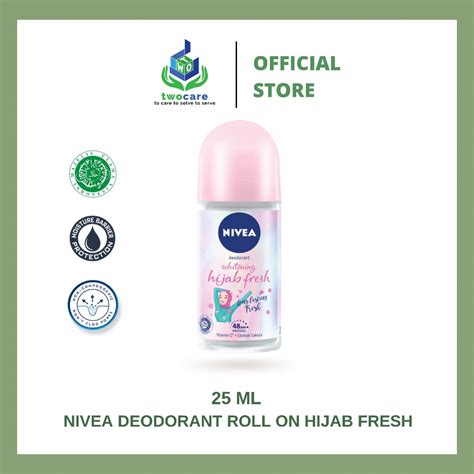 Jual Nivea Hijab Fresh Whitening Deodorant Roll On Ml Ml