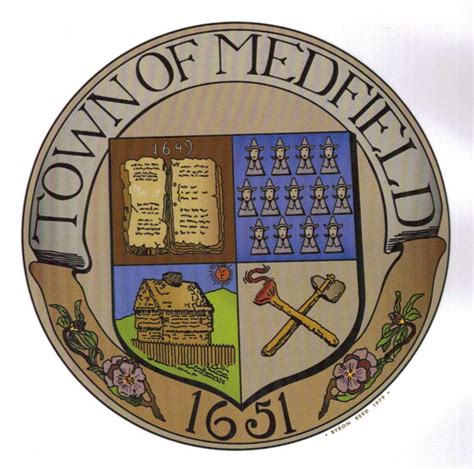 The Meaning Behind Medfields Town Seal Medfield Ma Patch