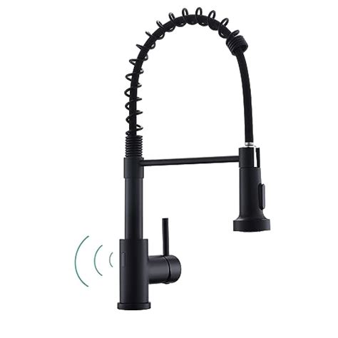 Best Matte Black Touchless Kitchen Faucet Takashi Nyc