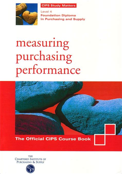 Cips Course Book Level 4 Measuring Purchasing Performance