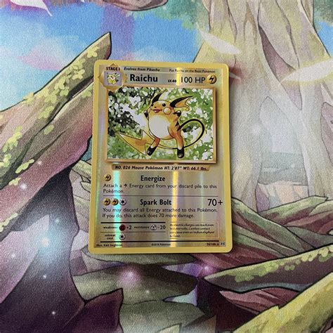 Pokemon Card Raichu Xy Evolutions Reverse Holo Rare Lp Ebay