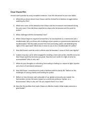 Cesar Chavez Film Questions Docx Cesar Chavez Film Answer Each