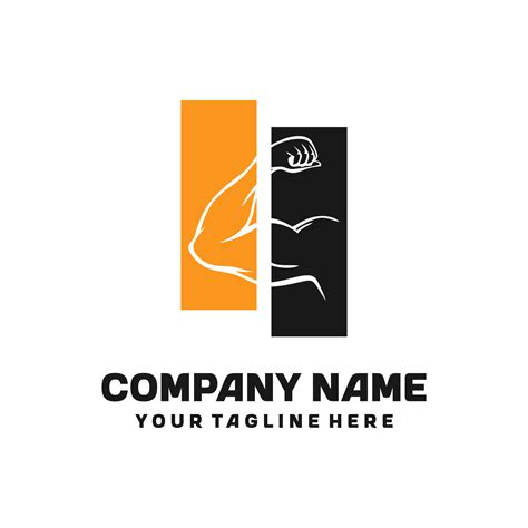 gym logo design vector image  vector art  vecteezy