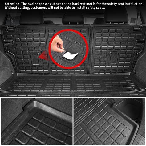 Fit 2021 2023 Nissan Rogue Cargo Mats Backrest Mat Floor Mats Trunk Cargo Liners Ebay