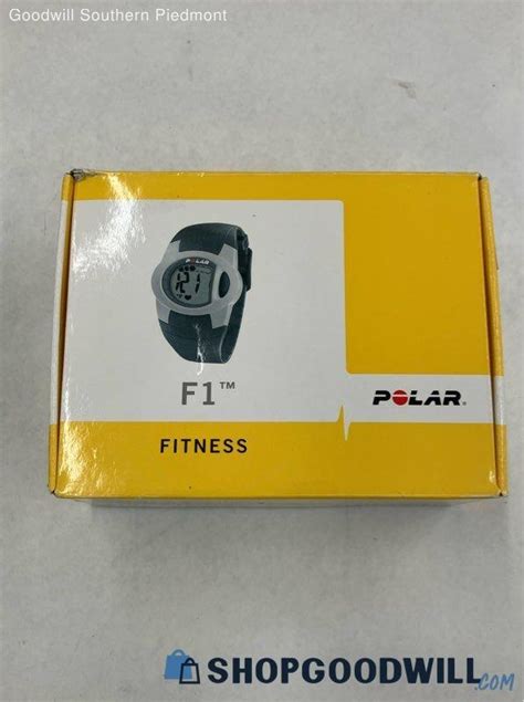 Iob Polar F1 Unisex Adults Black Fitness Heart Rate Monitor Digital