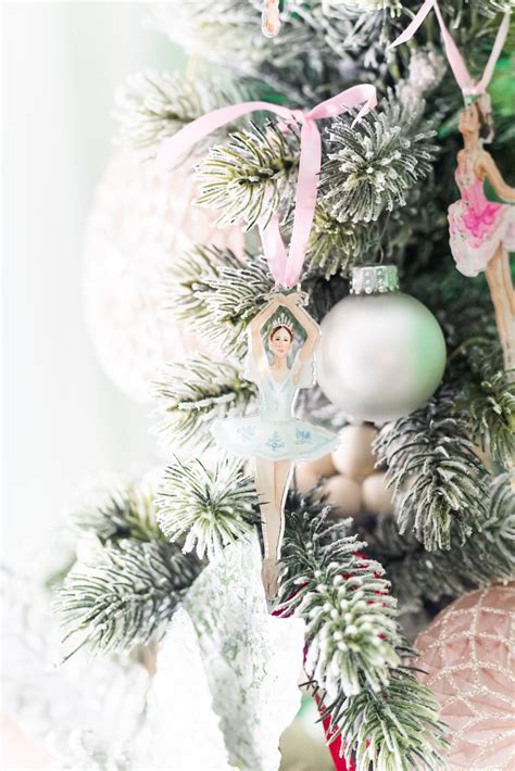 Barely Blemished Snow Queen Nutcracker Ballerina Watercolor Ornament