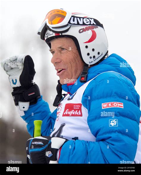 Peter Schröcksnadel during a charity ski race at the 8th World Star Ski