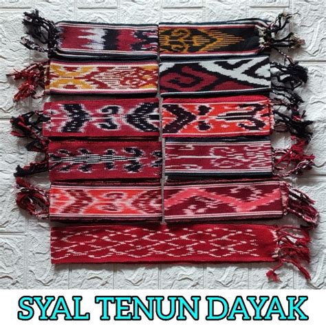 Jual Syal Dayak Syal Dayak Kalimantan Barat Syal Dayak Kalbar