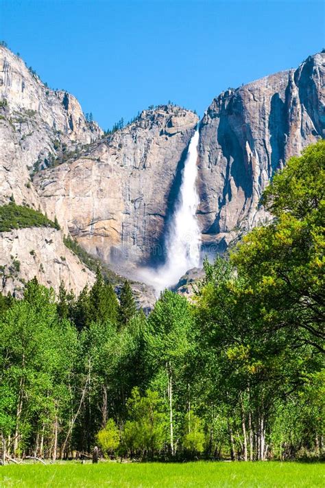 Upper Yosemite Fall The Highest Waterfall In Yosemite National Park California Usa Stock