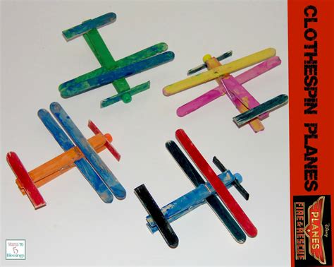 Clothespin Planes