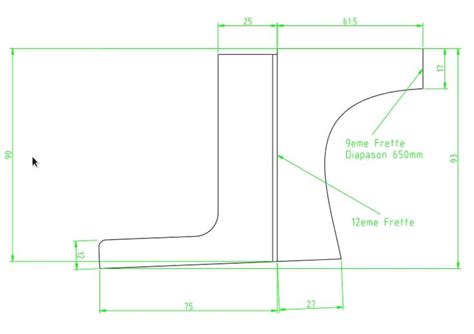 Chapitre Gabarits Et Plans Utiles Design De Guitare Gabarit