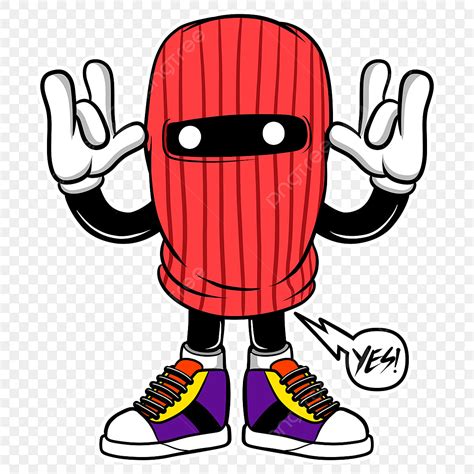 Ski Masks Clipart Hd PNG, Urban Ski Mask Cartoon, Streetwear, Urban ...