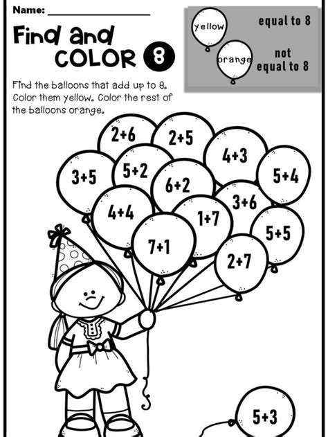 Kindergarten Math Worksheets And Activities Addition To 10 Video Kindergarten Math