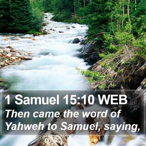 Samuel Web Then Came The Word Of Yahweh To Samuel