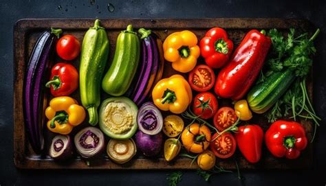 Ensalada Fresca Y Saludable Con Verduras Org Nicas En Una Mesa De