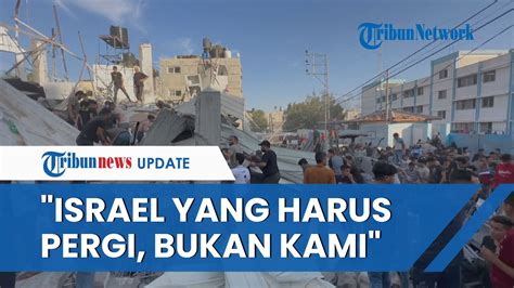 Kemarahan Warga Palestina Diminta Pejabat Israel Untuk Tinggalkan Gaza