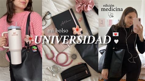 Que Llevo En Mi Bolso De La Universidad Como Estudiante De Medicina