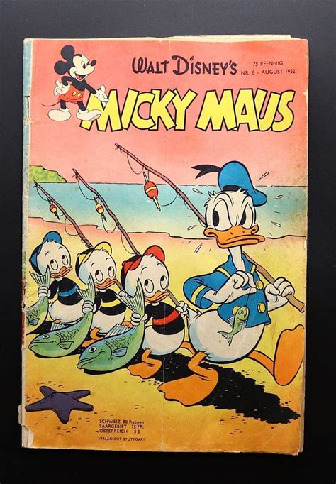 Auswahl Micky Maus Comic Heft 1952 Ehapa Original Walt Disney EBay