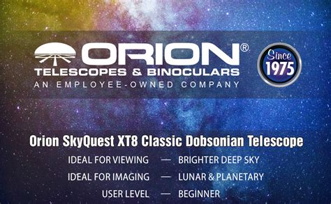 Orion Skyquest Xt8 Classic Dobsonian Telescope For Adults