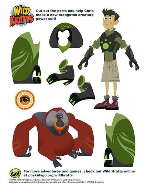 Wild Kratts Coloring Pages