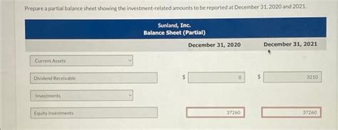 Solved Prepare A Partial Balance Sheet Showing The Chegg