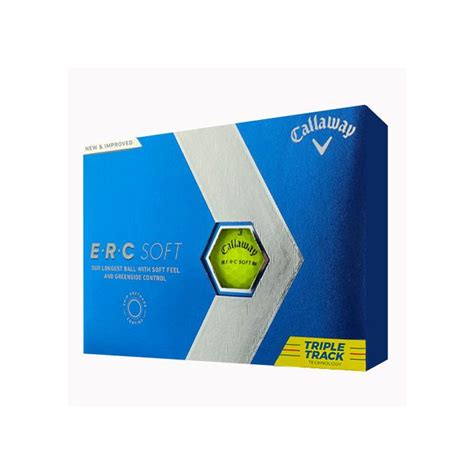 Callaway 23 ERC Soft Triple Track Golf Ball - Yellow (1 Dozen)