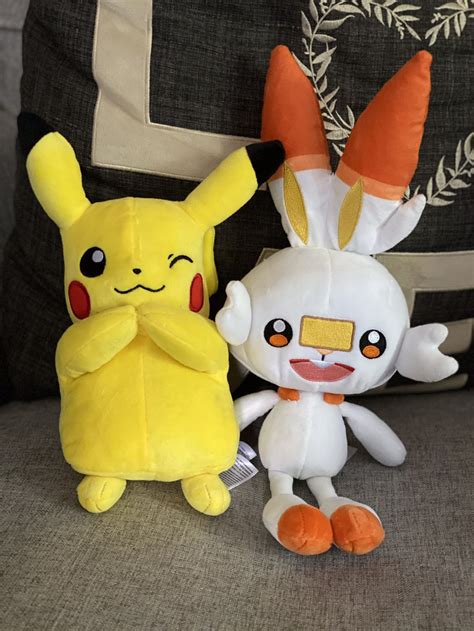 Pokemon Scorbunny Plush Bunny Pokemon Stuffed Toy Game Sword Doll Plush