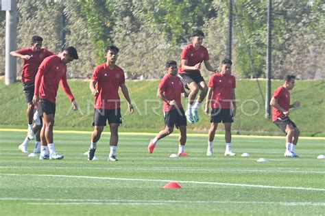 Latihan Timnas Indonesia Jelang Lawan Jepang Antara Foto