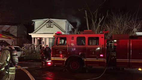 Firefighter Injured Battling Vacant House Fire